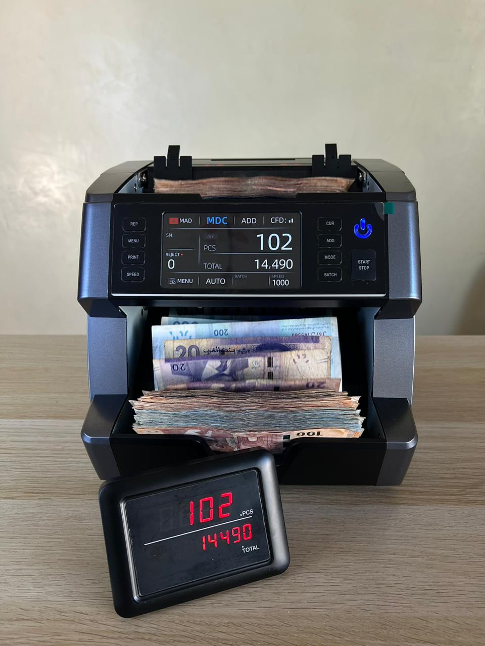 COMPTEUSE DE BILLETS MAROC MIX