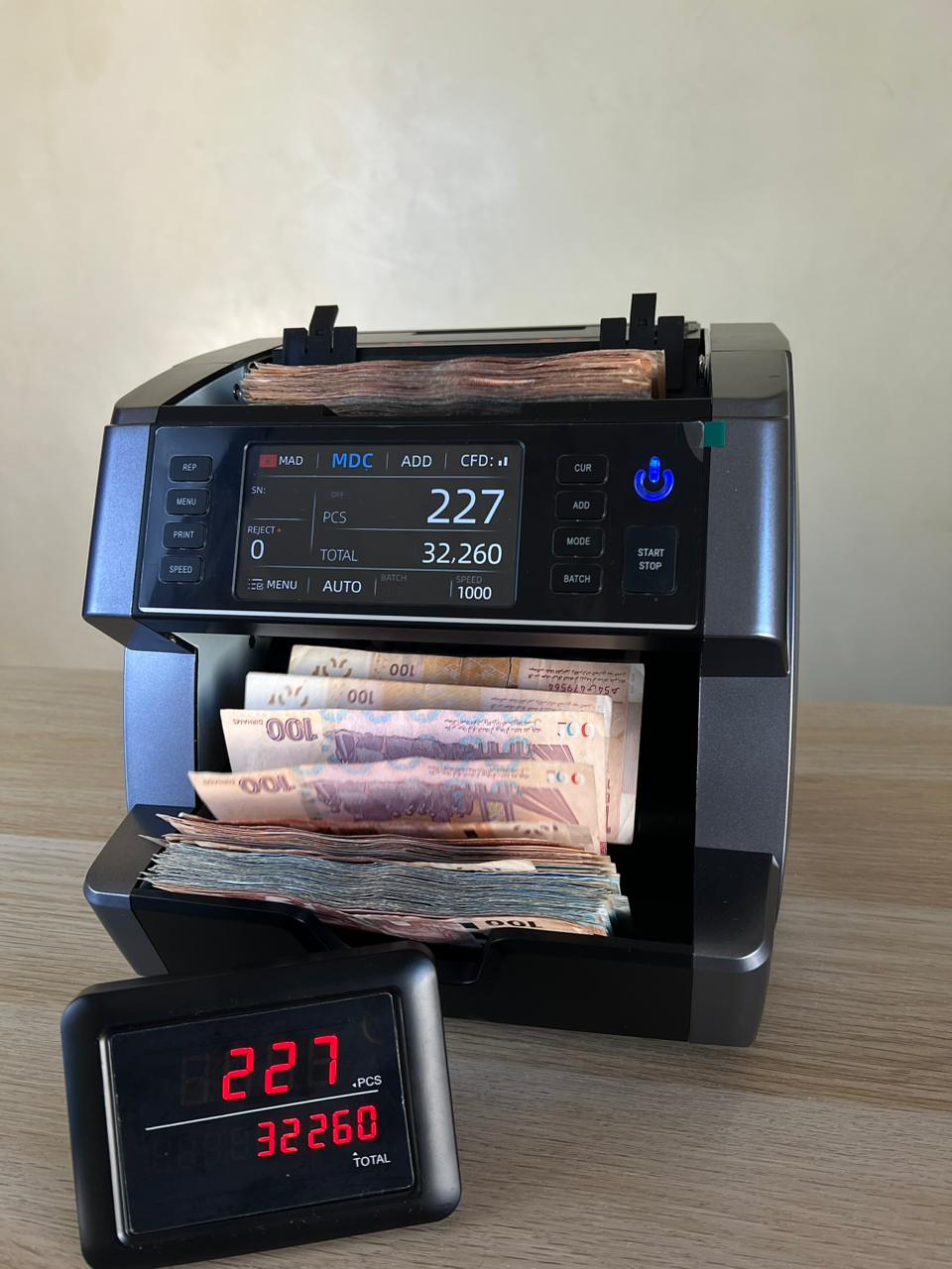 COMPTEUSE DE BILLETS MAROC MIX