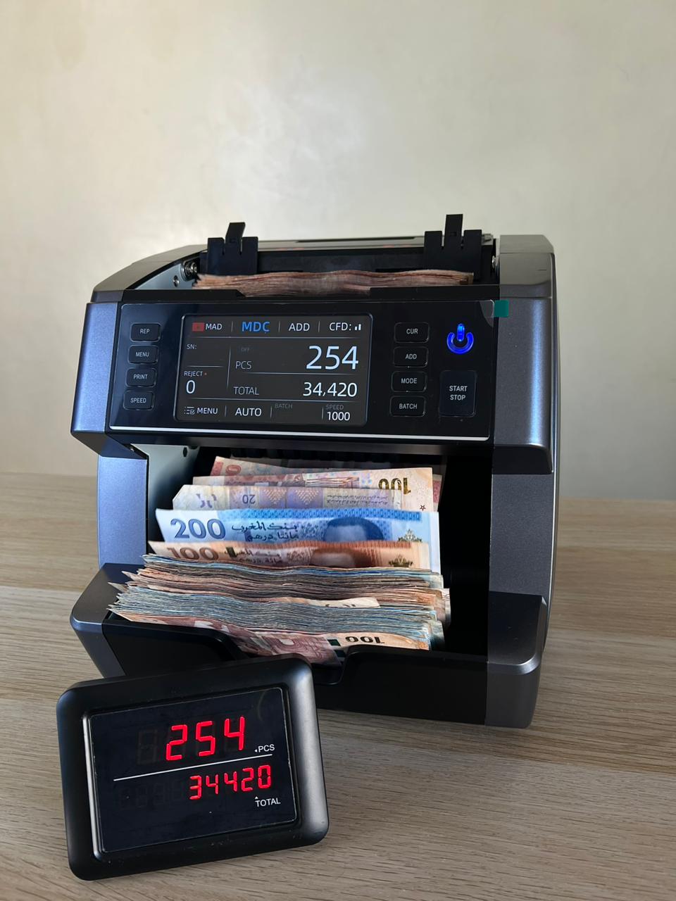 COMPTEUSE DE BILLETS MAROC MIX